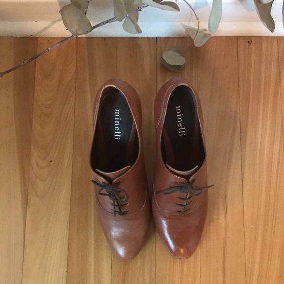 Minelli leather high heels boots - Picture 5 of 6